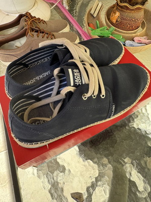 Jack & Jones men's espadrilles size 42 like new, blue