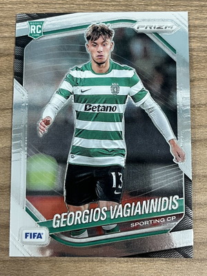 2025-26 Panini Prizm FIFA Soccer RC Georgios Vagiannidis card like new