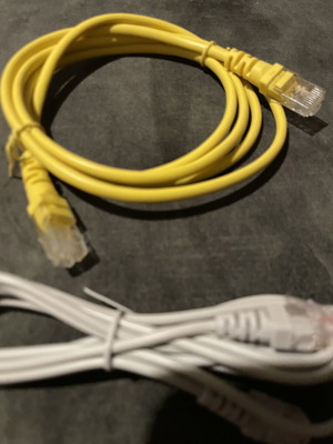 Cables like new, unused