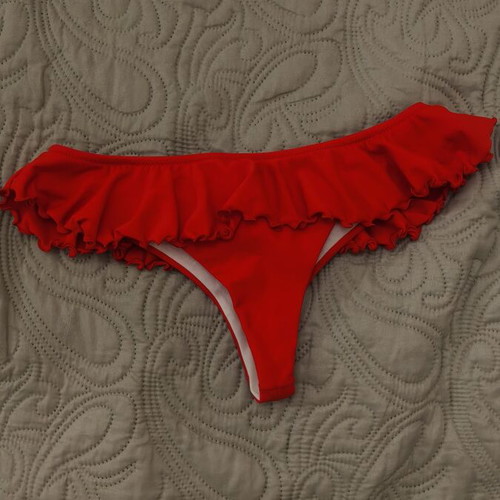 Swimwear bottom new, size M, red