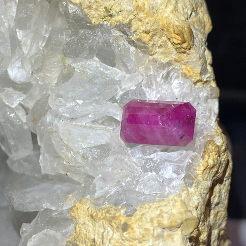 Natural Ruby Cut Stone new, 6.25ct from Afghanistan