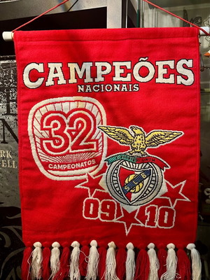 Benfica banner 2009-2010 like new