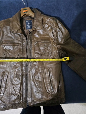 Tailor brown leather jacket used