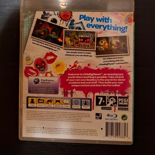 LittleBigPlanet PS3 game like new