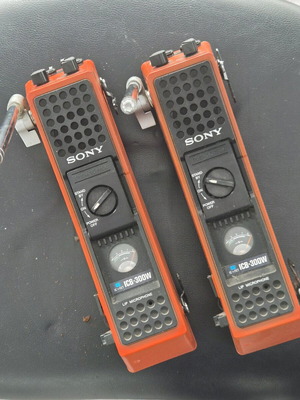 Sony vintage VHF portable pair used model 1974