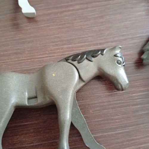 Playmobil horses used, set of four