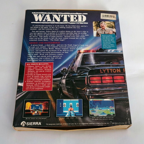 Police Quest II The Vengeance PC μεταχειρισμένο adventure παιχνίδι, μεγάλη συσκευασία