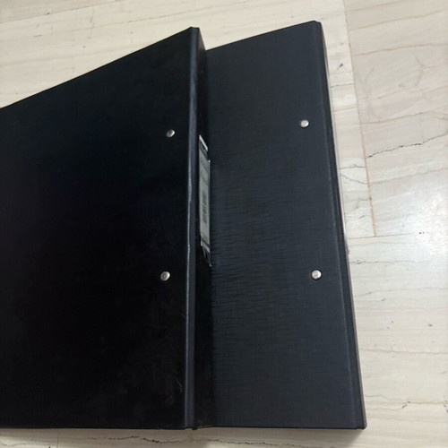 Binders black A4 document storage boxes like new, set of 2