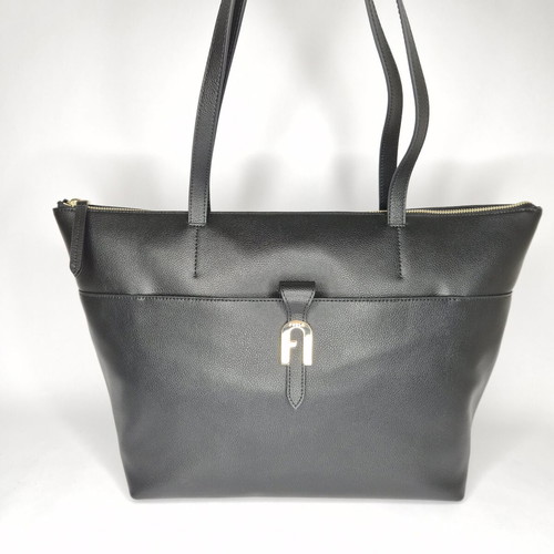 Furla Miasofia L Tote Bag new, black leather
