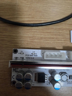 PCI-E 1X към 16X Riser карта чисто нова