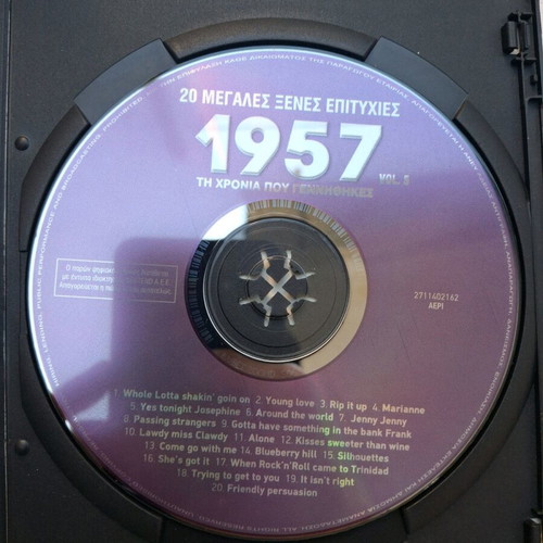 20 Great Foreign Hits 1957 Vol 5 CD New