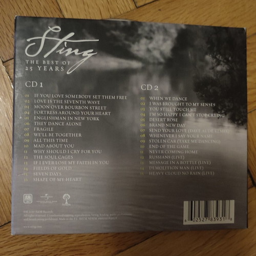Sting The Best Of 25 Years double CD used
