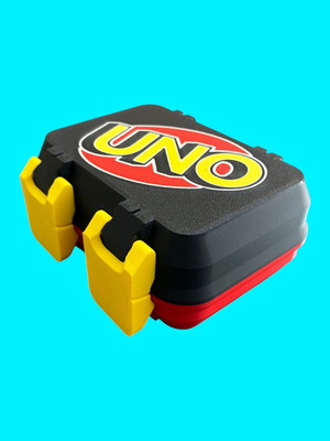 3D Printed UNO Card Game Storage Box Snaplock