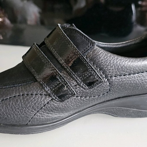 24HRS leather shoes new, anatomical, size 39, black