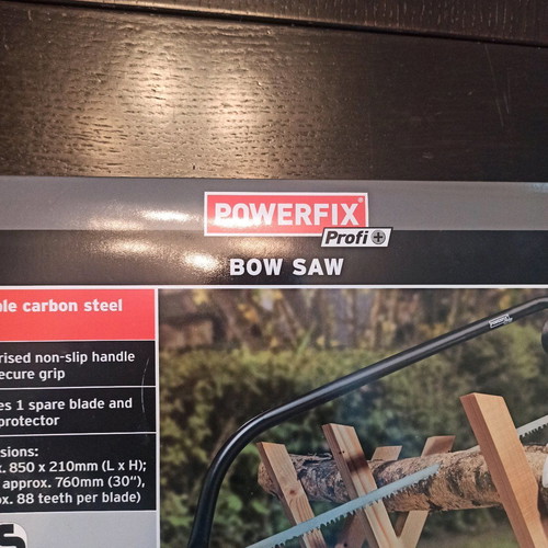 Bow saw 85cm new with replacement blade