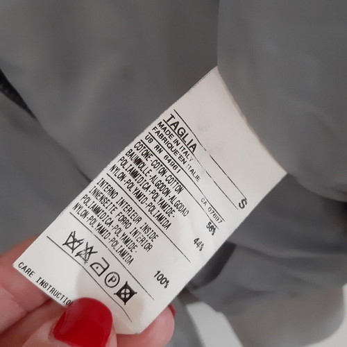 Sisley short spring jacket gray used