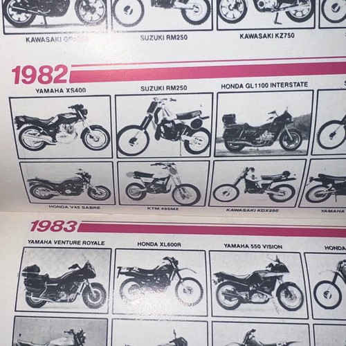 Bleck Moto Cross Album Insert 1986 like new