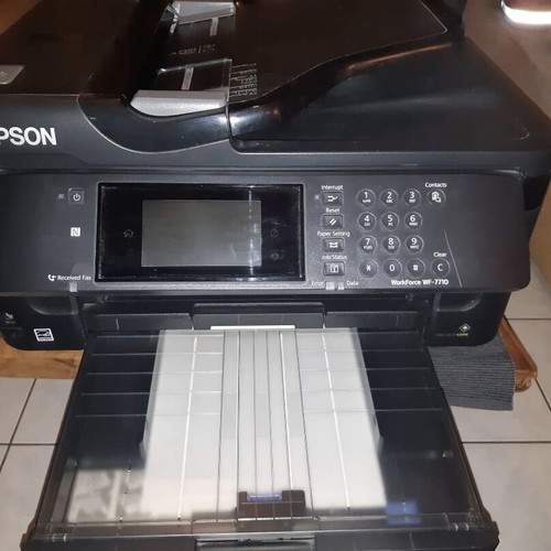 Epson WorkForce WF-7710DWF inkjet printer A3 like new with Wi-Fi