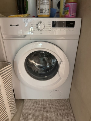 Brandt washing machine like new, 7 kg capacity