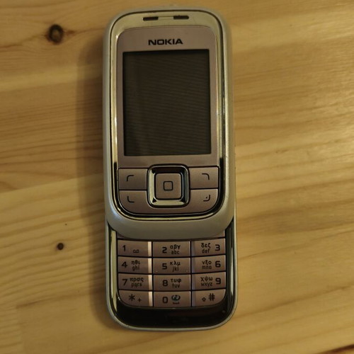 Nokia 6111 mobile phone, pink