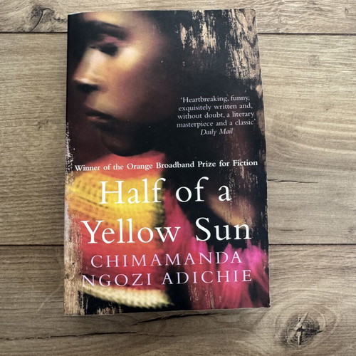 Half of a Yellow Sun by Chimamanda Ngozi Adichie used fiction book