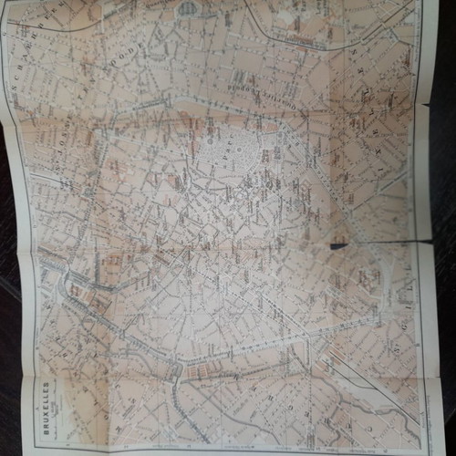 Belgique et Hollande old travel guide book used with maps