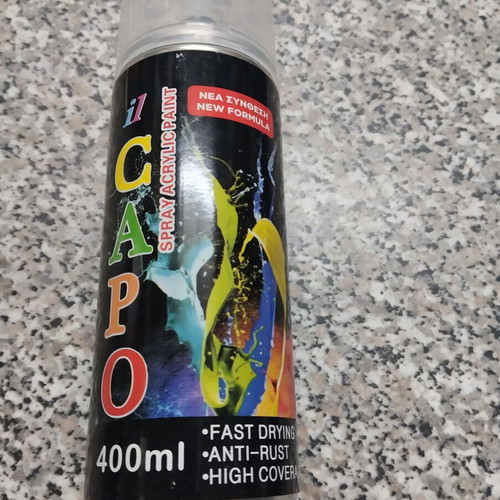 Spray varnish transparent glossy new