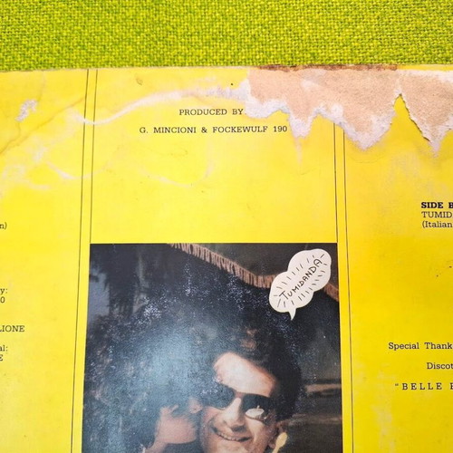 Frank Tavaglione Tumidanda 12' βινύλιο μεταχειρισμένο, ηλεκτρονικό
