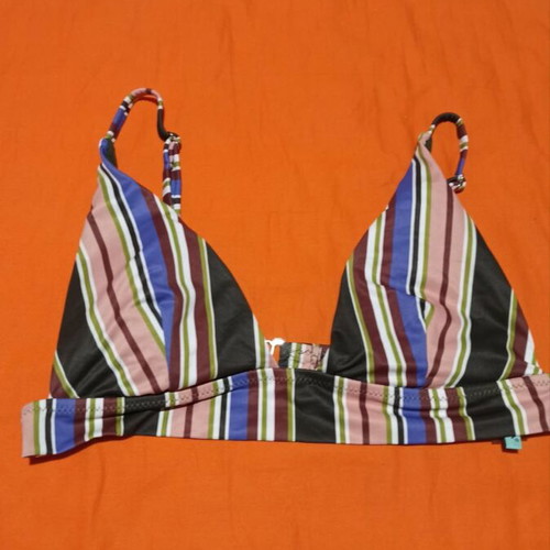 Violetta striped bikini like new, size M, multicolor