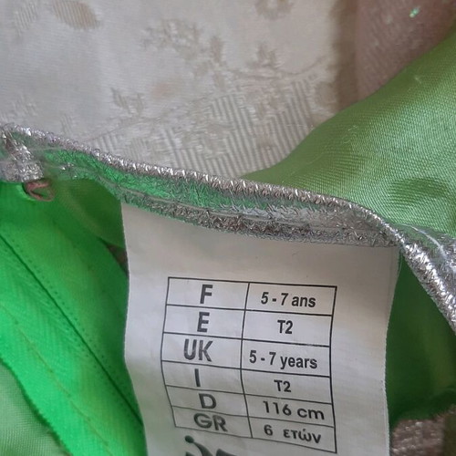 Fairy costume used for ages 5-7