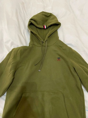 Tommy Hilfiger hoodie like new, green, size M
