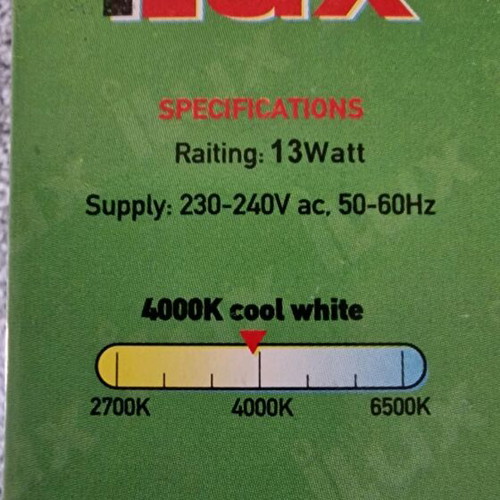 iLux Fluorescent Lamps 13W 70W new, 4000K cool white