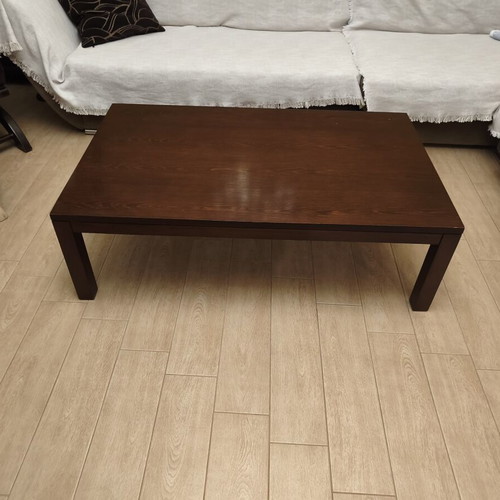 Coffee table made of solid wood