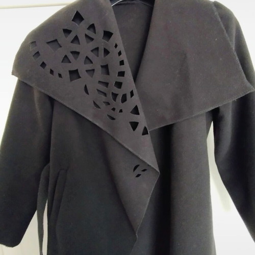 Coat like new, size M/38/10, viscose and polyester blend