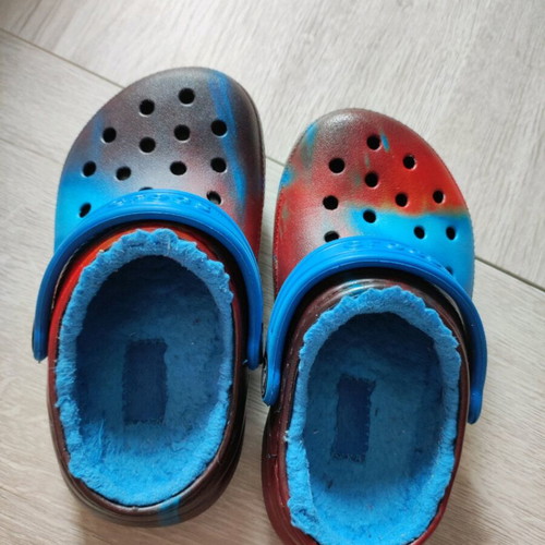 Crocs χειμερινά με επένδυση c8 σαν καινούργια