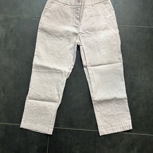Pink pants with stripes like new, size M