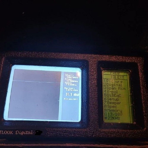 Satlook Digital Nit satellite field meter used
