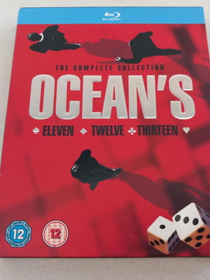 Oceans The Complete Collection Blu-ray trilogy used, subtitles