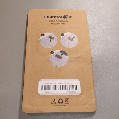 BlitzWolf cable management bases new, pack of 4, TPU