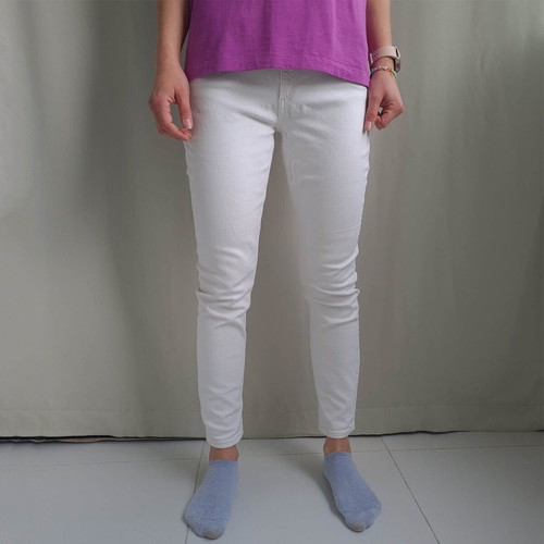 Rag & Bone Cate Mid Rise Ankle Skinny Jeans white, like new, size W27 L27
