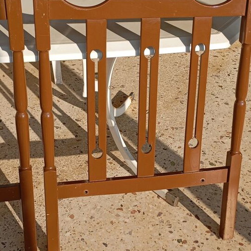 Vidage Baby Cot like new with Biocotton mattress and mosquito net