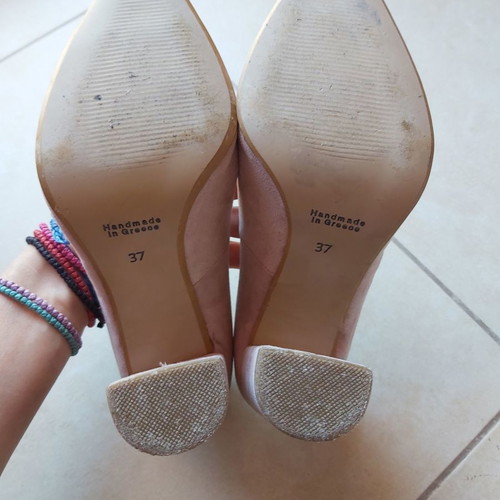 Estil pumps used, nude color, 10 cm heel, size 37