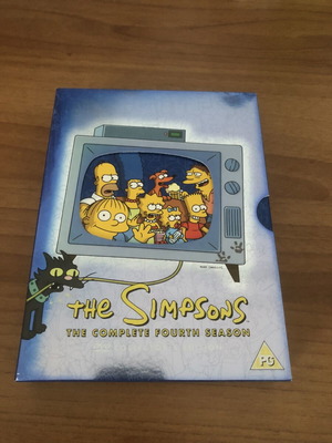 The Simpsons DVD τέταρτη σεζόν σαν καινούργιο με ελληνικούς υπότιτλους