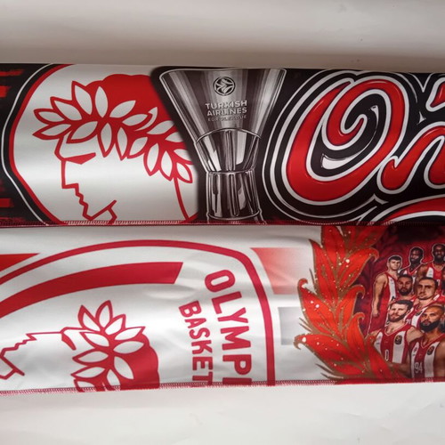 Olympiakos Basketball 2026 Final Four OAKA Euroleague Champions Collectible Scarf double-sided