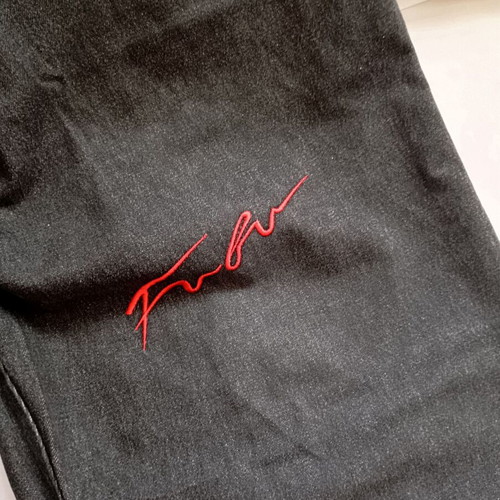 FUBU vintage streetwear jeans black denim used, 3XL