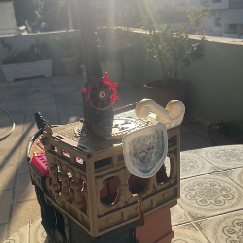 Fisher-Price Great Adventures Pirate Ship used, 1994, no figures