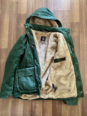 Μπουφάν ανδρικό Hoodlamb by Hemp Tailor σαν καινούργιο, πράσινο, μέγεθος S