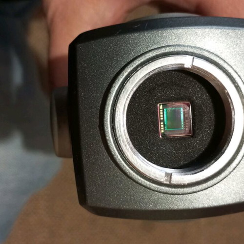 CCTV CCD camera with Samsung 10-50mm CS mount lens used