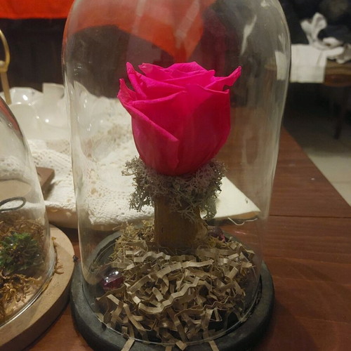 Decorative flowers like new, set of 2 pieces