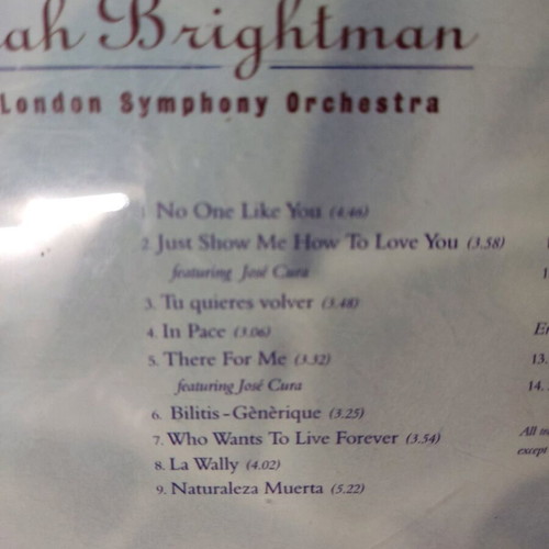 Sarah Brightman Timeless CD very good condition
